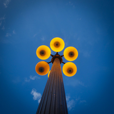 Lamp post on Michigan